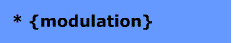 {modulation}
